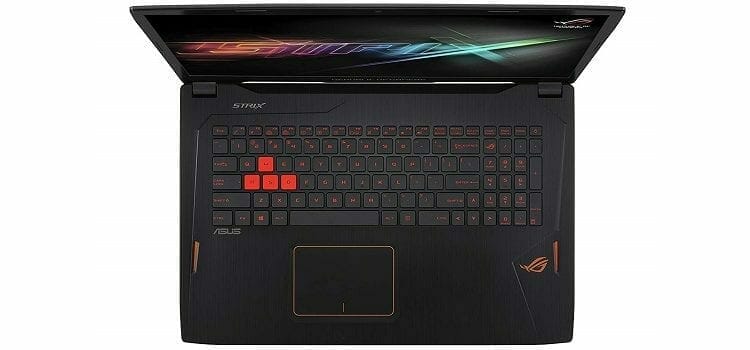 Asus ROG Strix GL702VM-DB71 keysboard