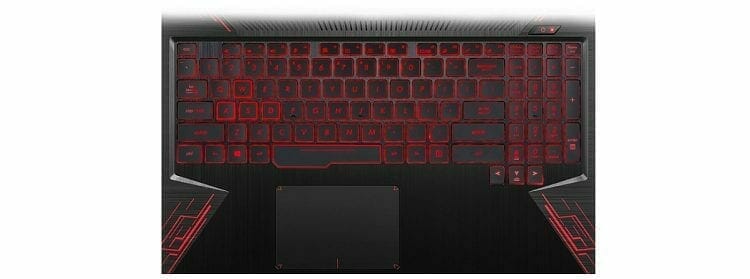 ASUS TUF FX504GE-US52 keyboard