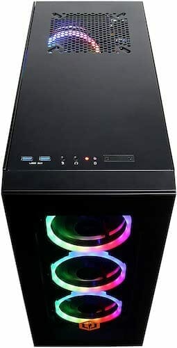 CyberpowerPC Gamer Supreme Liquid Cool SLC8260A3 front ports