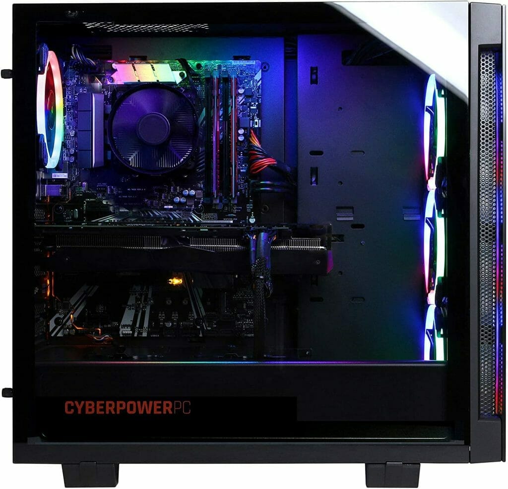 CYBERPOWERPC Gamer GXiVR8480A10 side