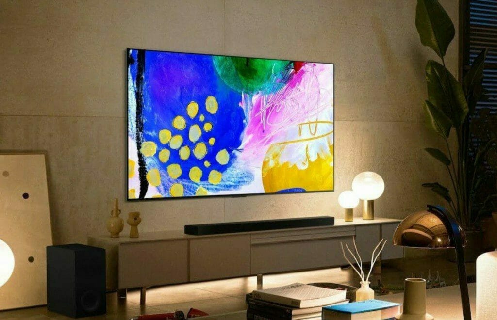 LG B2 OLED65B2PUA Review wall