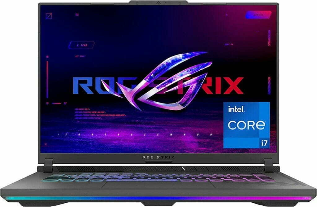 Asus ROG Strix G16 G614JV-AS73 Review screen