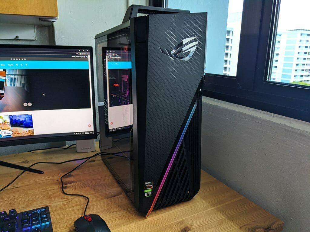 Asus ROG Strix G15 G15CF-AB766 Review front