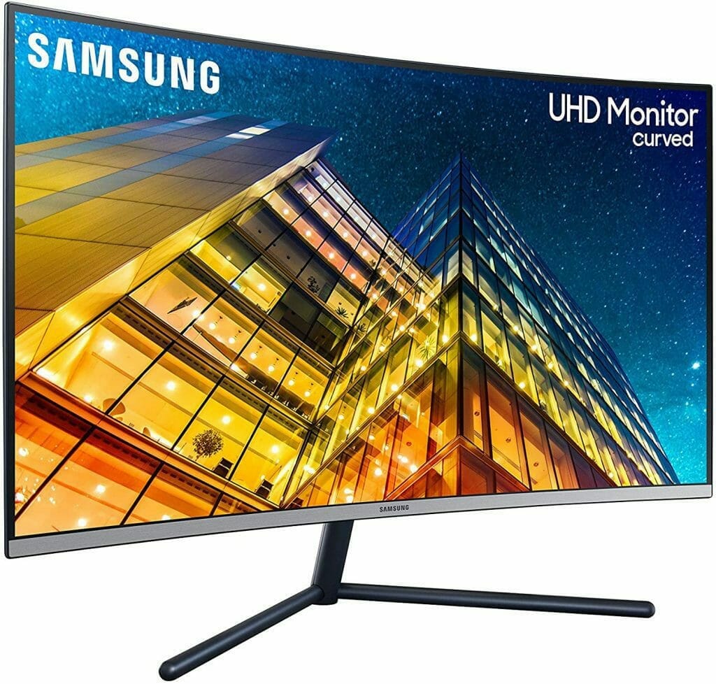 Samsung UR59C 4K Curved Monitor Review front